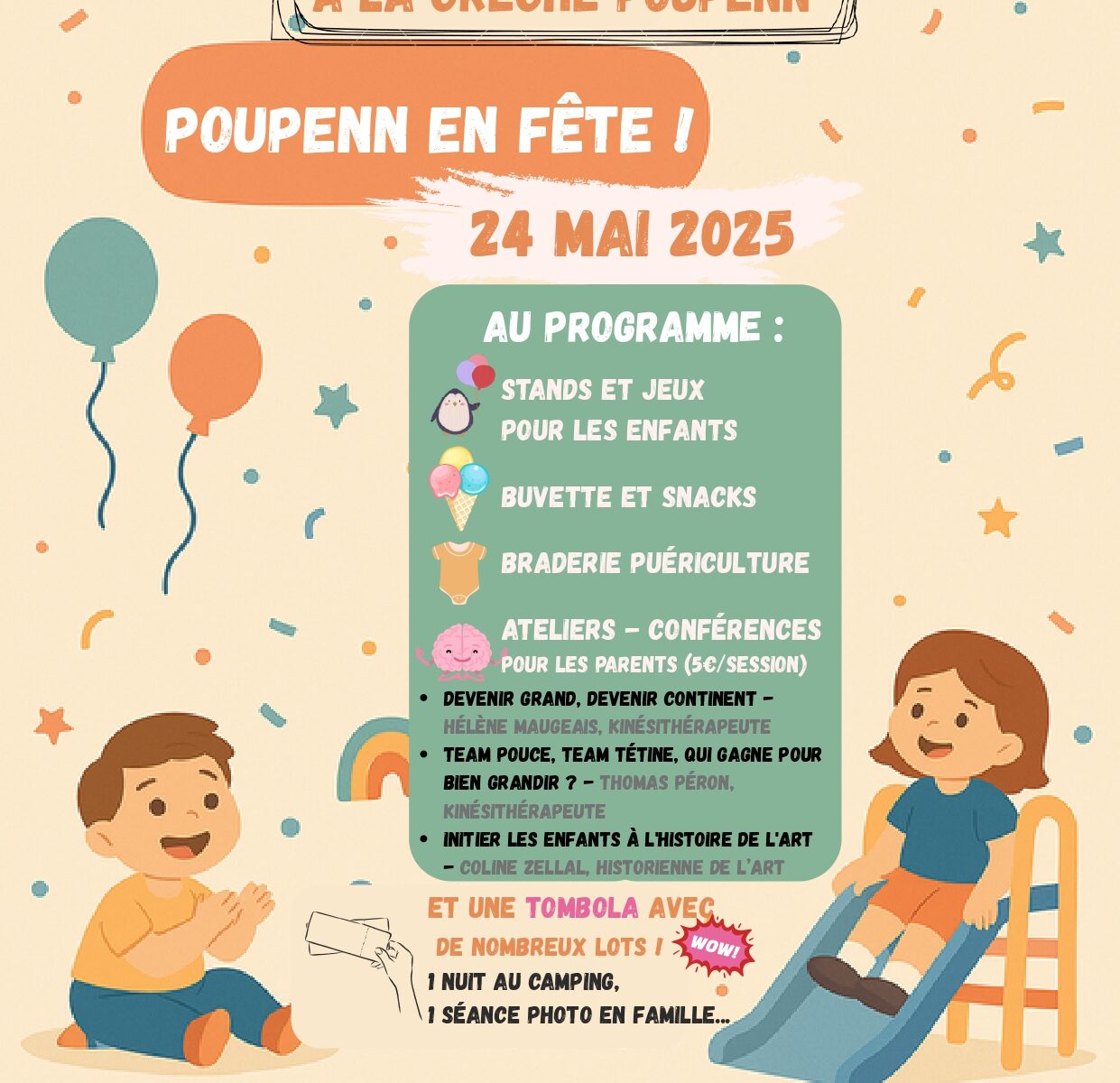 Interventions des Ateliers Santé pour la journée festive de Poupenn
