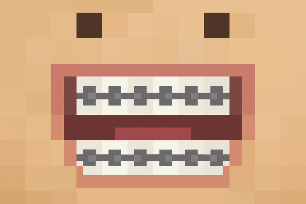 Un sourire minecraft