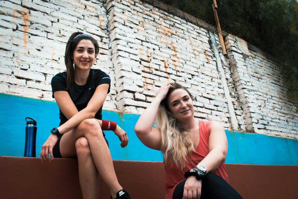 Femmes à la salle de sport