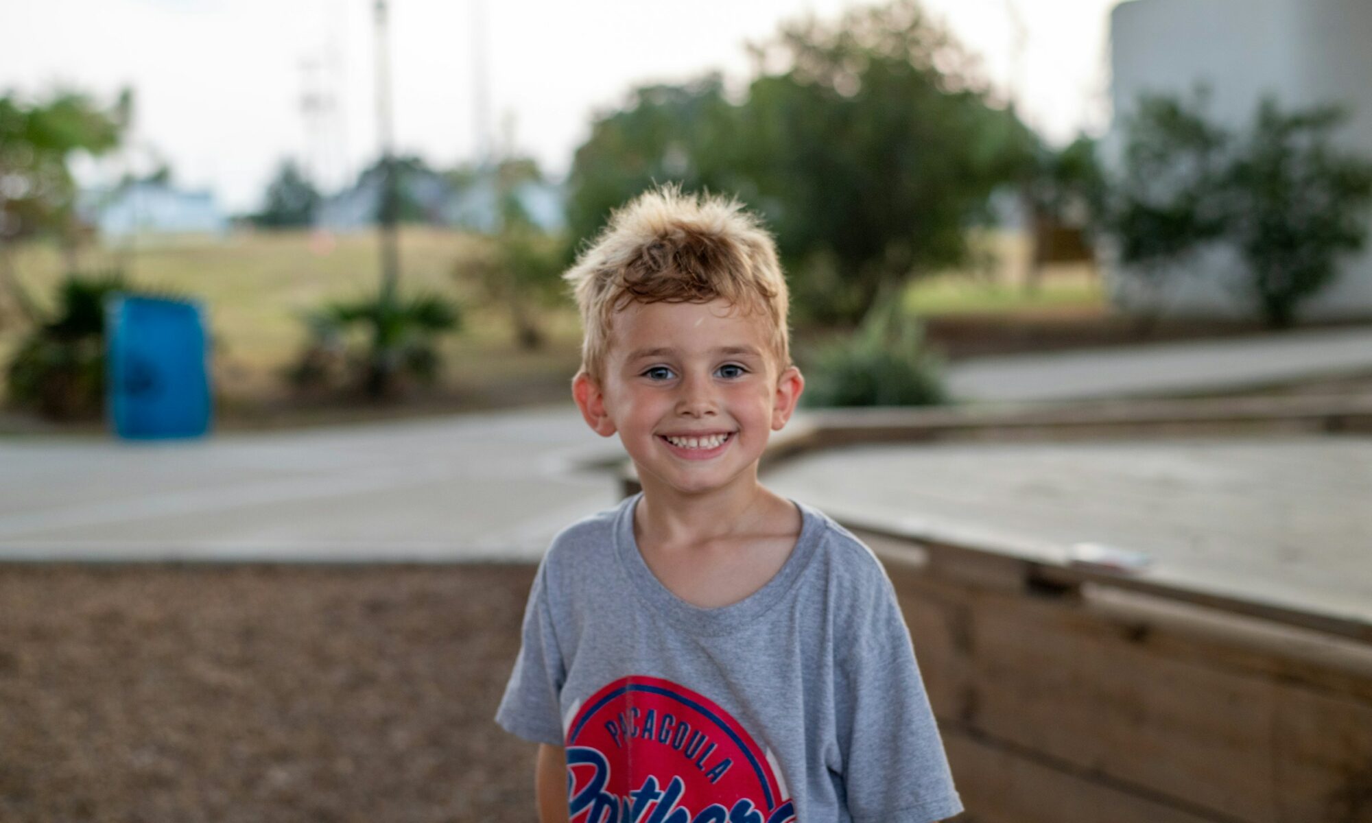 Un beau sourire enfantin