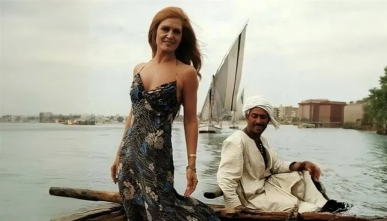 Dalida en croisière sur le Nil